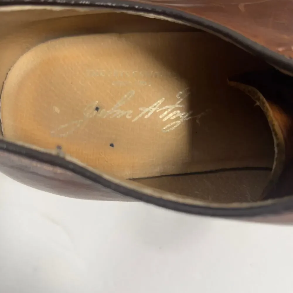 Frye James Plain Toe Leather Oxford Derby 19406 Dark Brown Size 11.5D Shoe